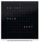 QLOCKTWO Earth 13.5 Pure Black Ice Tea Table Clock T4PENBI