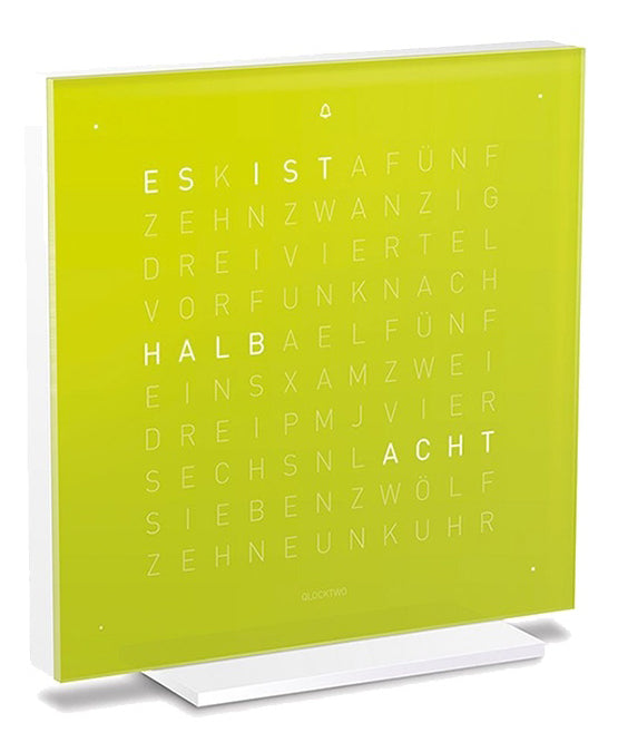 QLOCKTWO Touch Pure Lime Juice Table Clock T4PENLJ