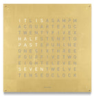 QLOCKTWO Earth 180 Creators Edition Gold Wall Clock Watch Q180V1ENGD Image 1