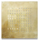 QLOCKTWO Earth 180 Creators Edition Silver & Gold Wall Clock Watch Q180ENSG Image 1