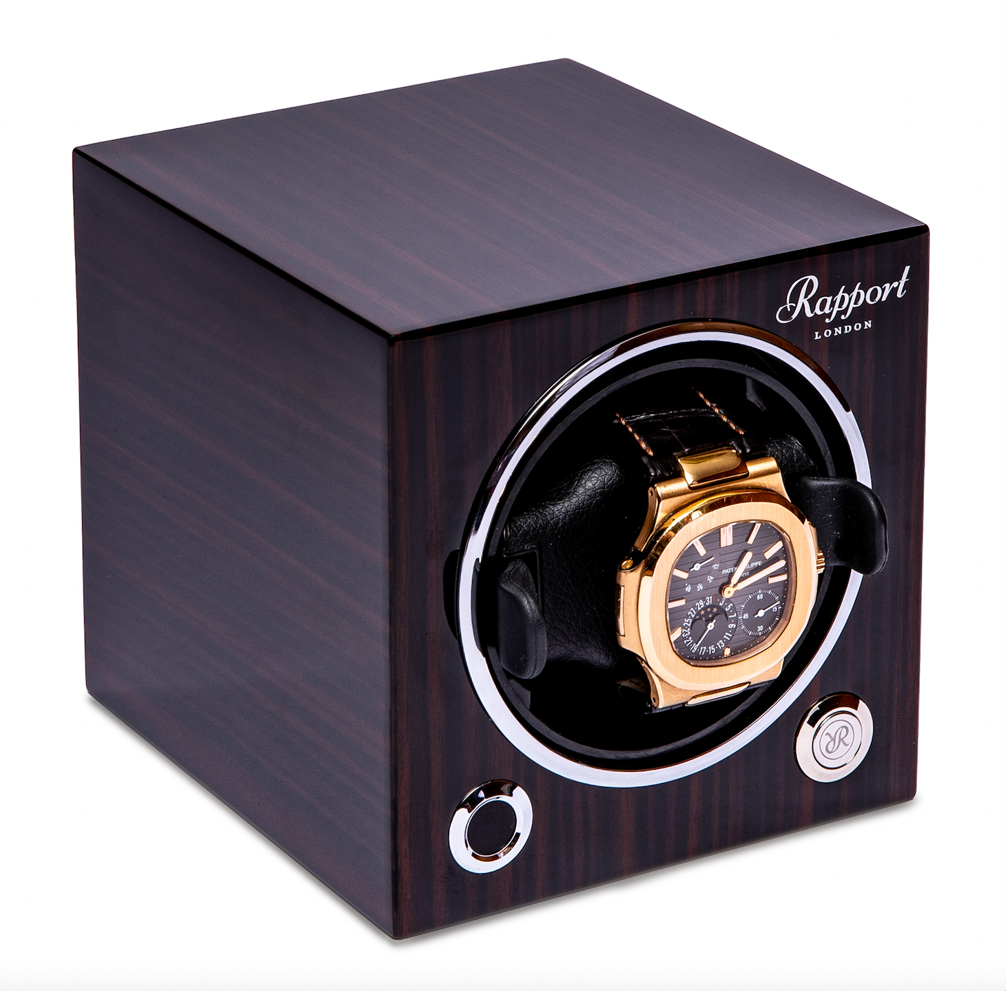 Rapport Evolution Cube Macassar Watch Winder RPT-162 Image 2