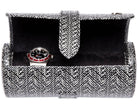 Rapport Watch Roll Marlow Three Black Herringbone D147 Image 1