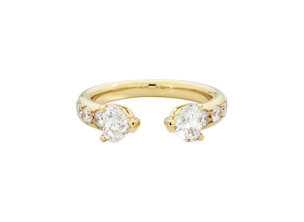 Recarlo More 18ct Yellow Gold 1.53ct Diamond Ring REC-181 Image 1