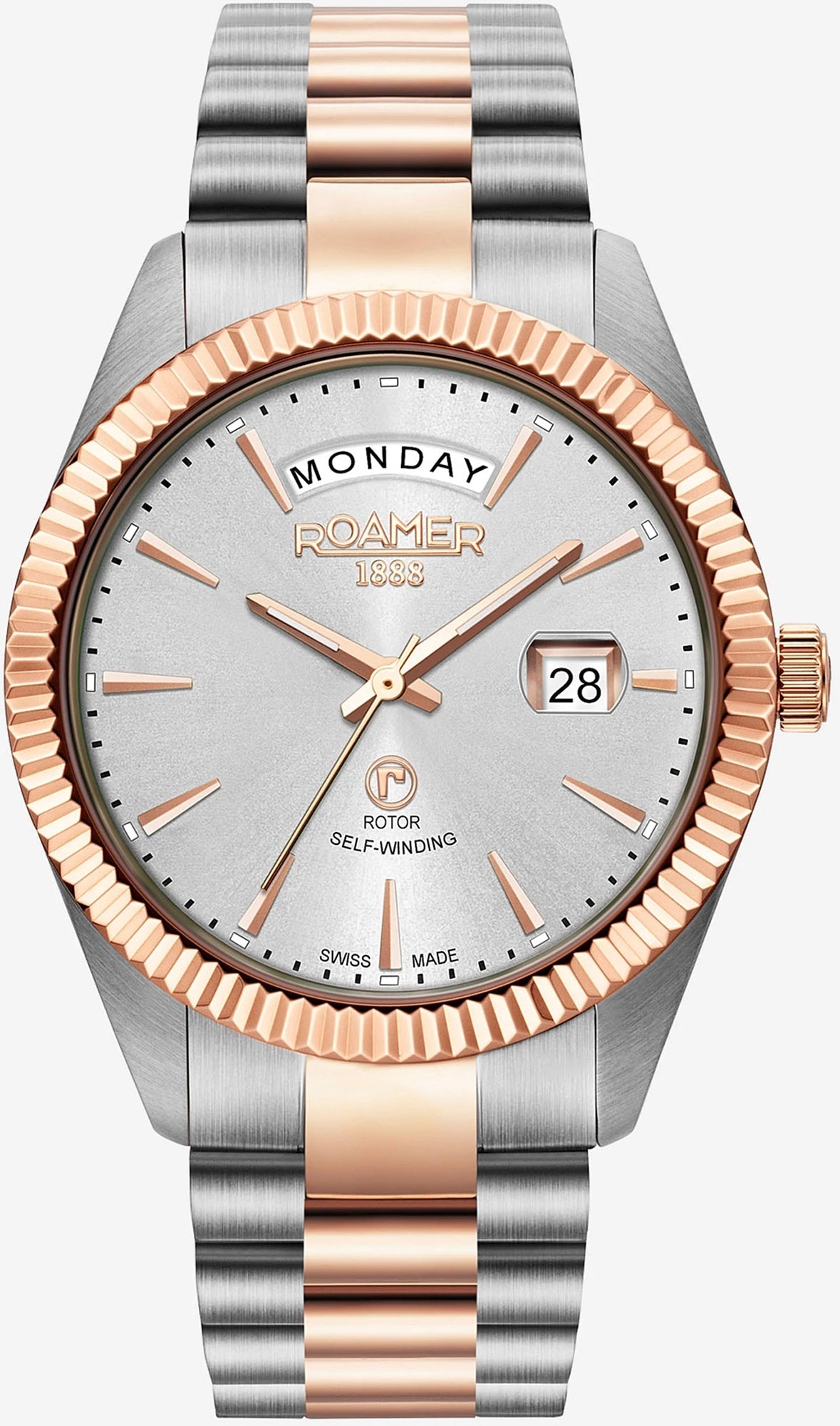 Roamer Watch Primeline Day Date 981662 47 15 90