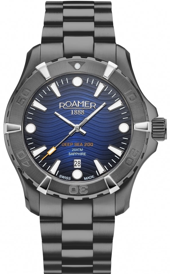 Roamer Watch Deep Sea 200 Blue 860833 44 45 70