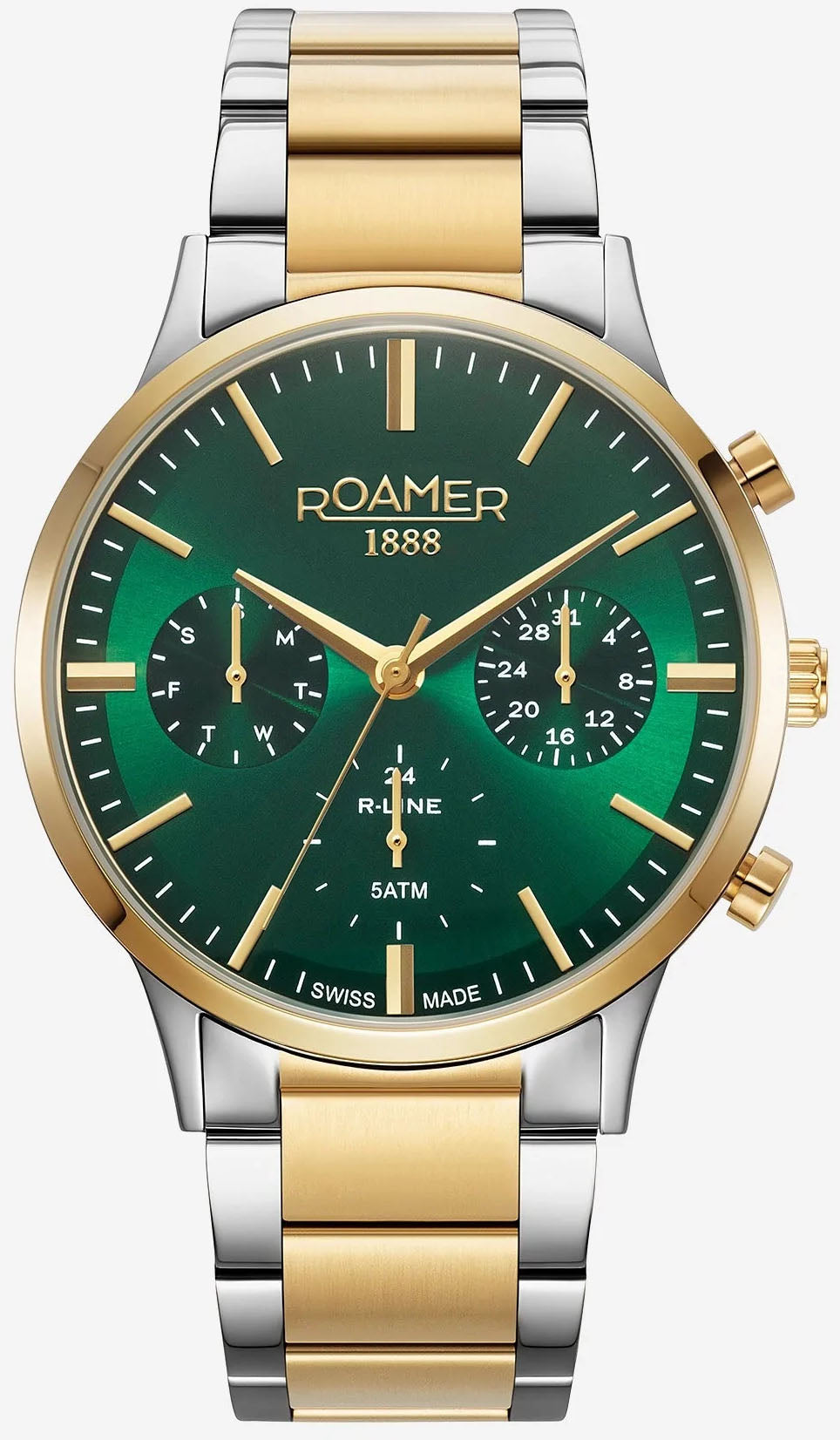 Roamer Watch R-Line Multifunction Green 718982 48 75 70