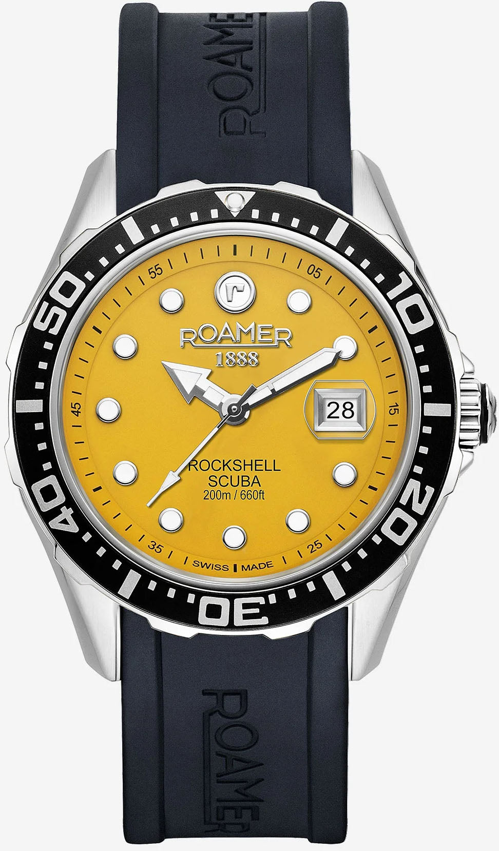 Roamer Watch Rockshell Scuba Rubber 867833 41 95 02