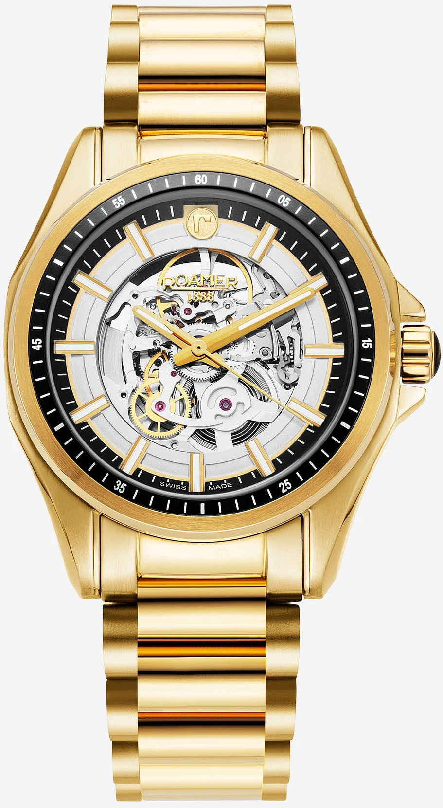 Roamer Watch Rockshell Mark III Skeleton Black 220984 48 55 20