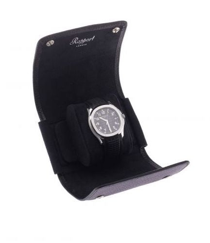Rapport Watch Roll Berkeley Black Single Watch D190