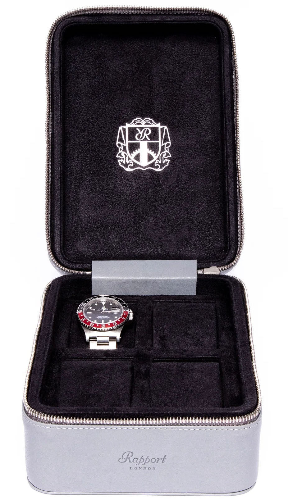 Rapport Watch Case Hyde Park 4 Grey Zip D274