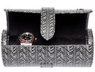 Rapport Watch Roll Marlow Three Black Herringbone D147