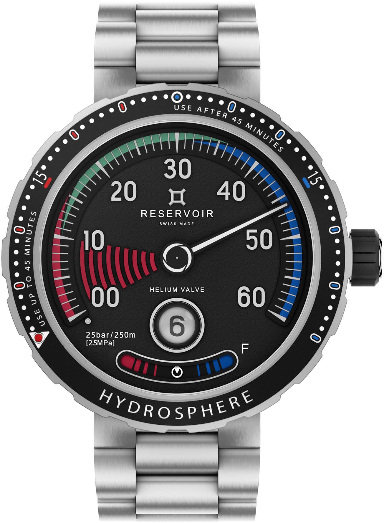 Reservoir Watch Hydrosphere Blackfin RSV03.HY/130-12