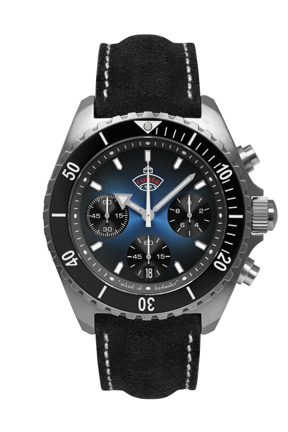 Ruhla 1929 Glasbach Cup  Quartz Chronograph Watch 49703 Image 1