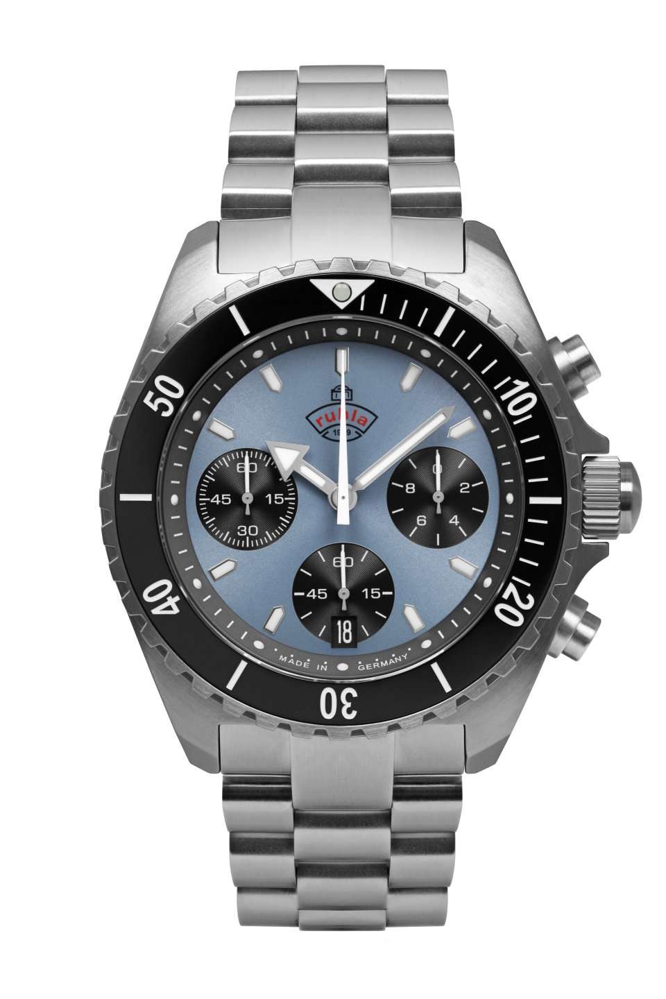 Ruhla 1929 Glasbach Cup  Quartz Chronograph Watch 4970M5 Image 1