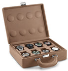 Scatola del Tempo Watch Case Valigetta 8 Handle Chestnut 05013.CSIL