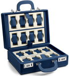 Scatola del Tempo Watch Case Valigetta 16 Blue Off White 05011.BLWSIL