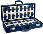 Scatola del Tempo Watch Case Valigetta 32 Blue Off White 05010.BLWSIL