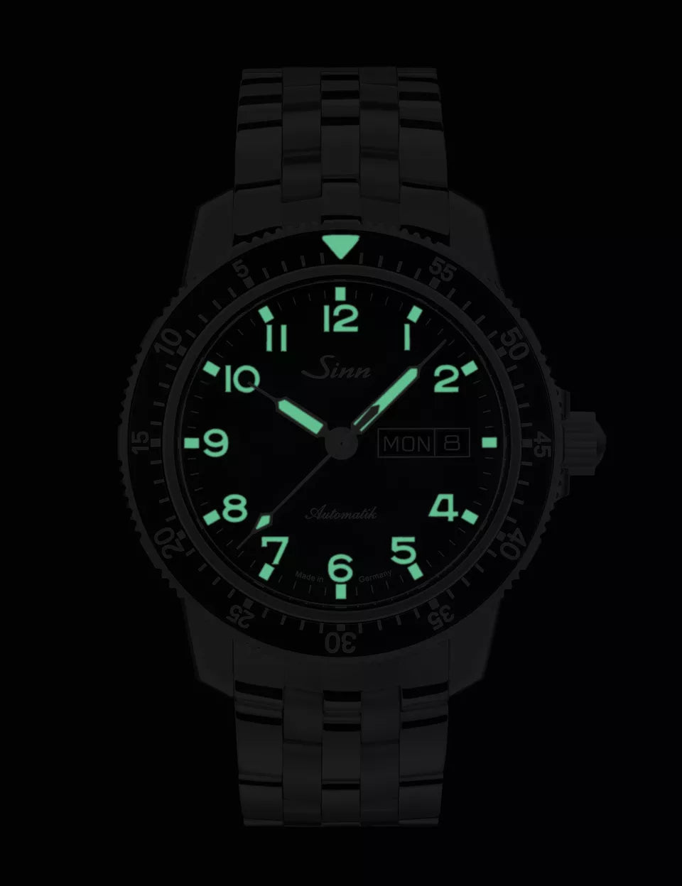 Sinn 104 St Sa I B Fine Link Bracelet Watch 104.013 Fine Link Bracelet Image 2