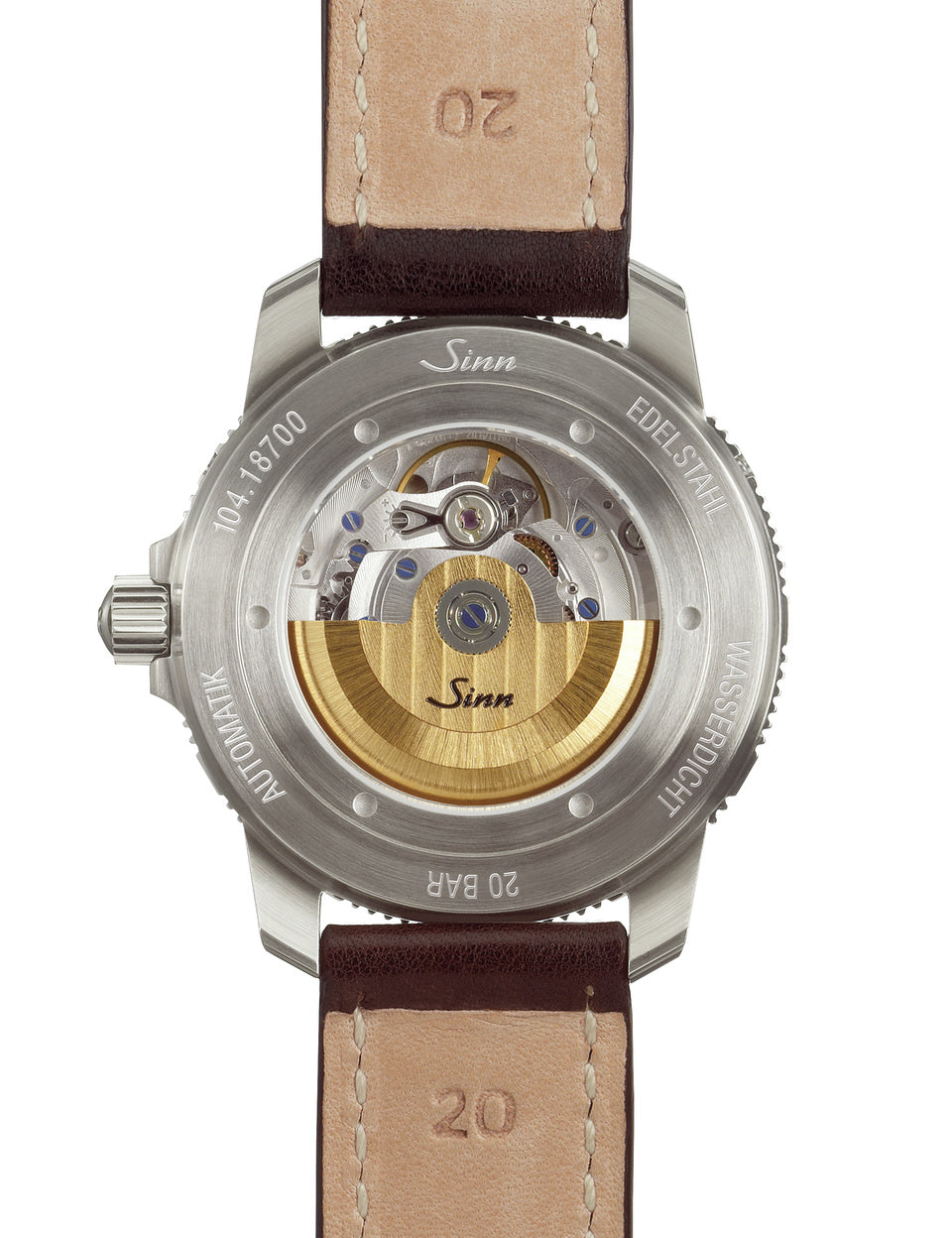 Sinn 104 St Sa I Vintage Leather Watch 104.010 Vintage Leather Image 3