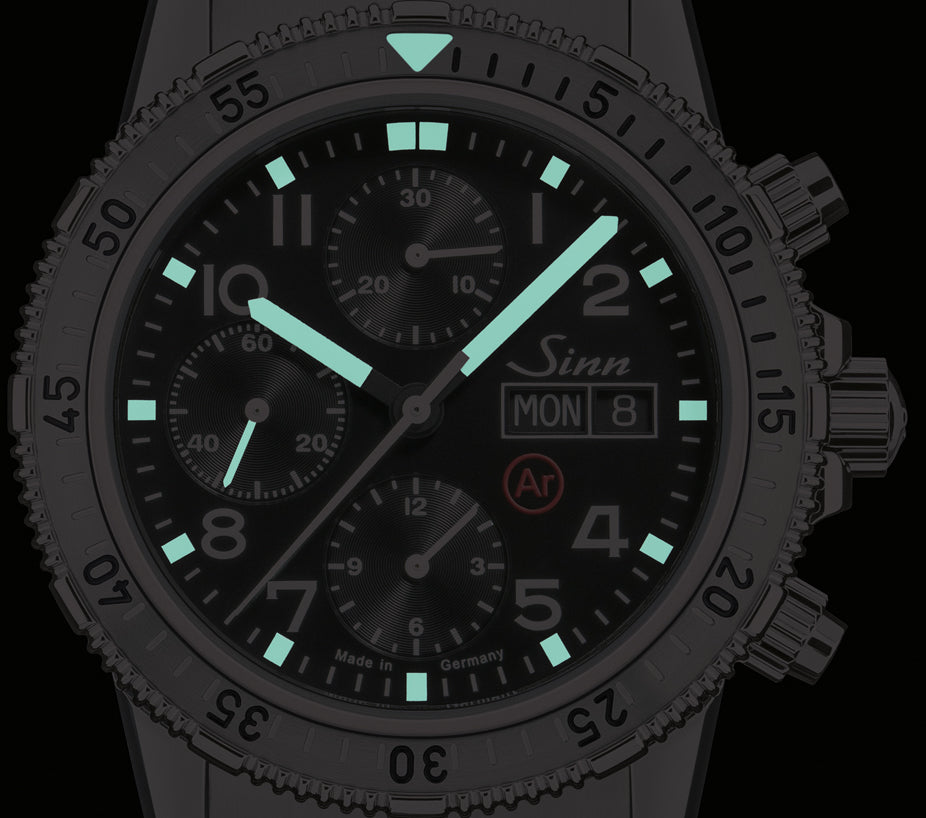 Sinn 206 St Ar Solid Link Bracelet Watch 206.010 Solid Link Bracelet Image 2
