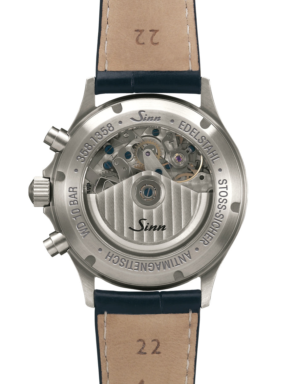 Sinn 358 Sa Pilot Vintage Cowhide Brown Watch 358.060 Vintage Cowhide Brown Image 3