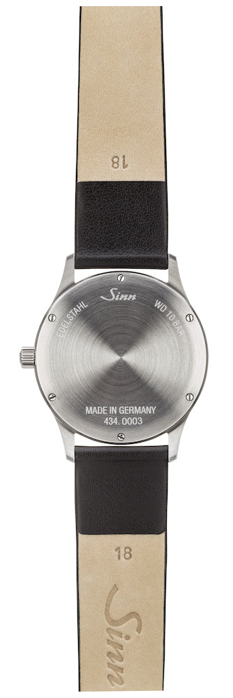 Sinn 434 St GG B Ladies Leather Black Watch 434.022 Leather Black Image 3