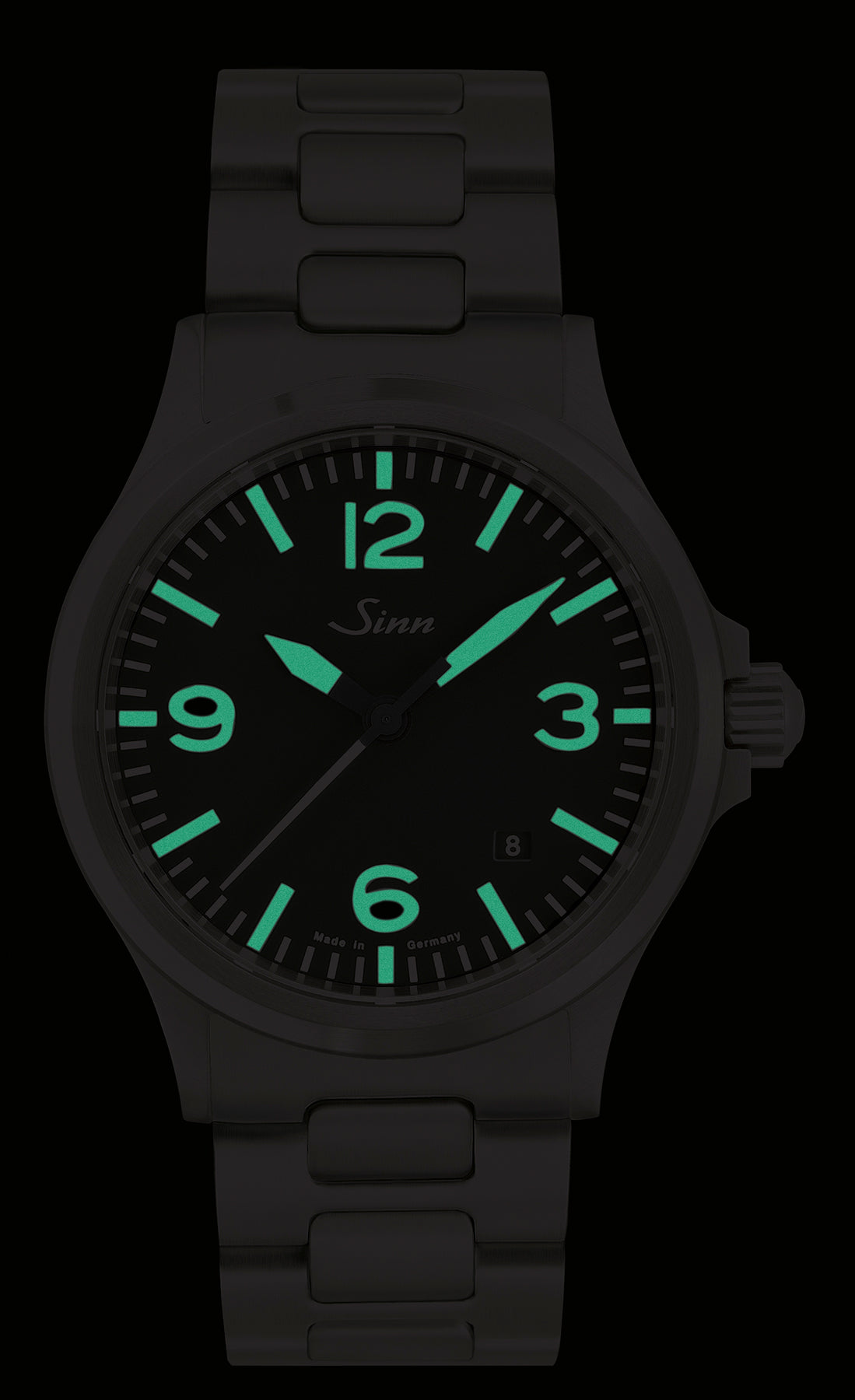 Sinn 556 A RS Fine Link Bracelet Watch 556.0141 Fine Link Bracelet Image 2