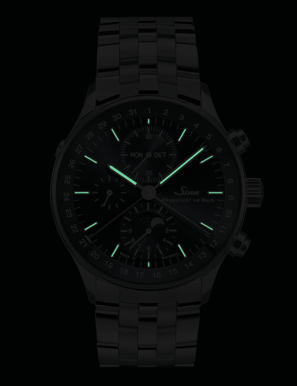 Sinn 6012 Frankfurt Financial District Leather Black Watch 6012.010 Leather Black Image 3