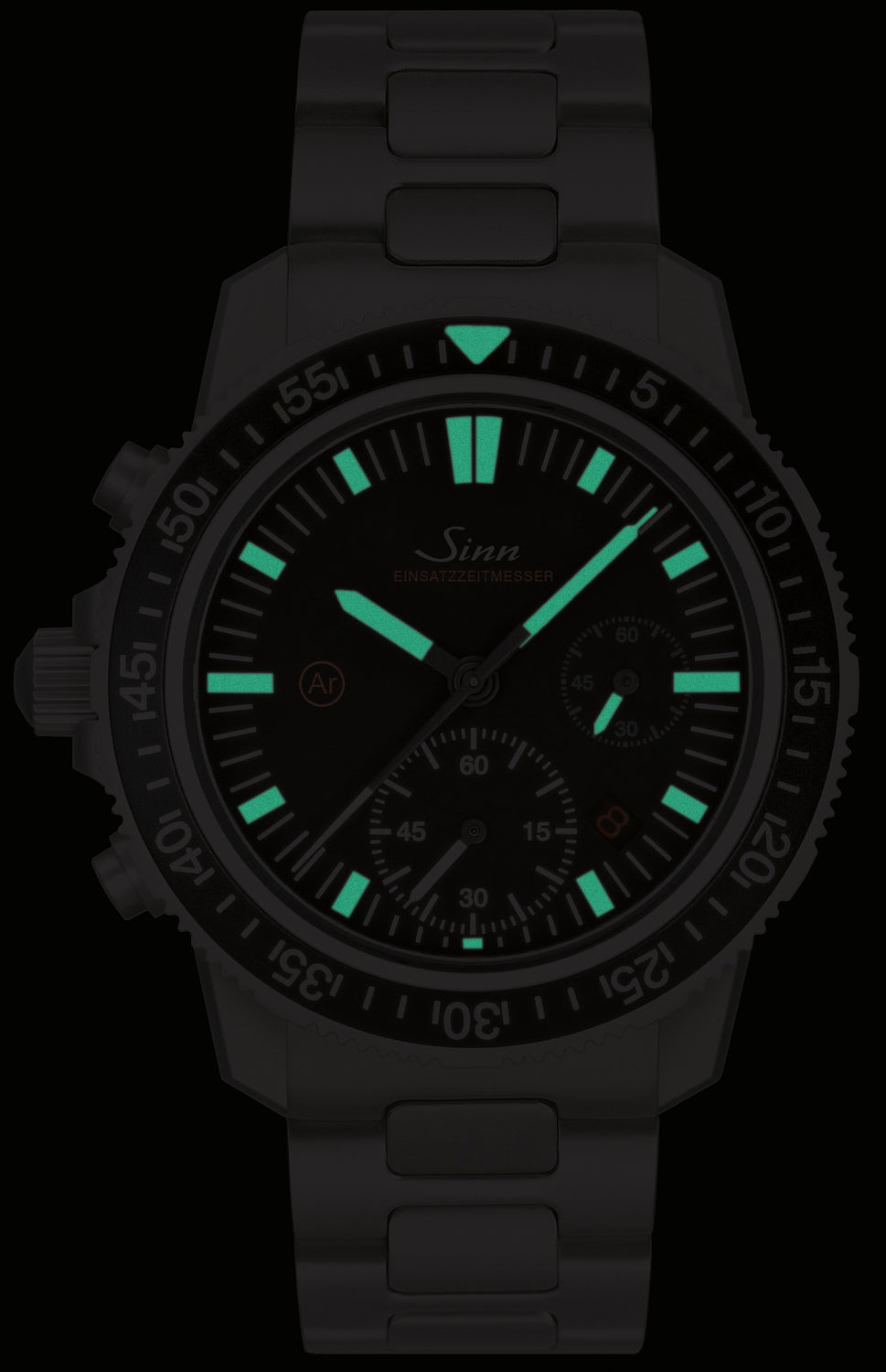 Sinn EZM 13.1 Leather Strap Watch 613.011 Leather Strap Image 5