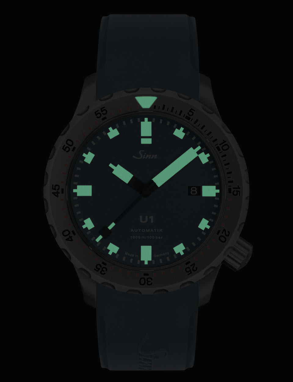 Sinn U1 B Rubber Watch 1010.0102 Rubber Black Image 2