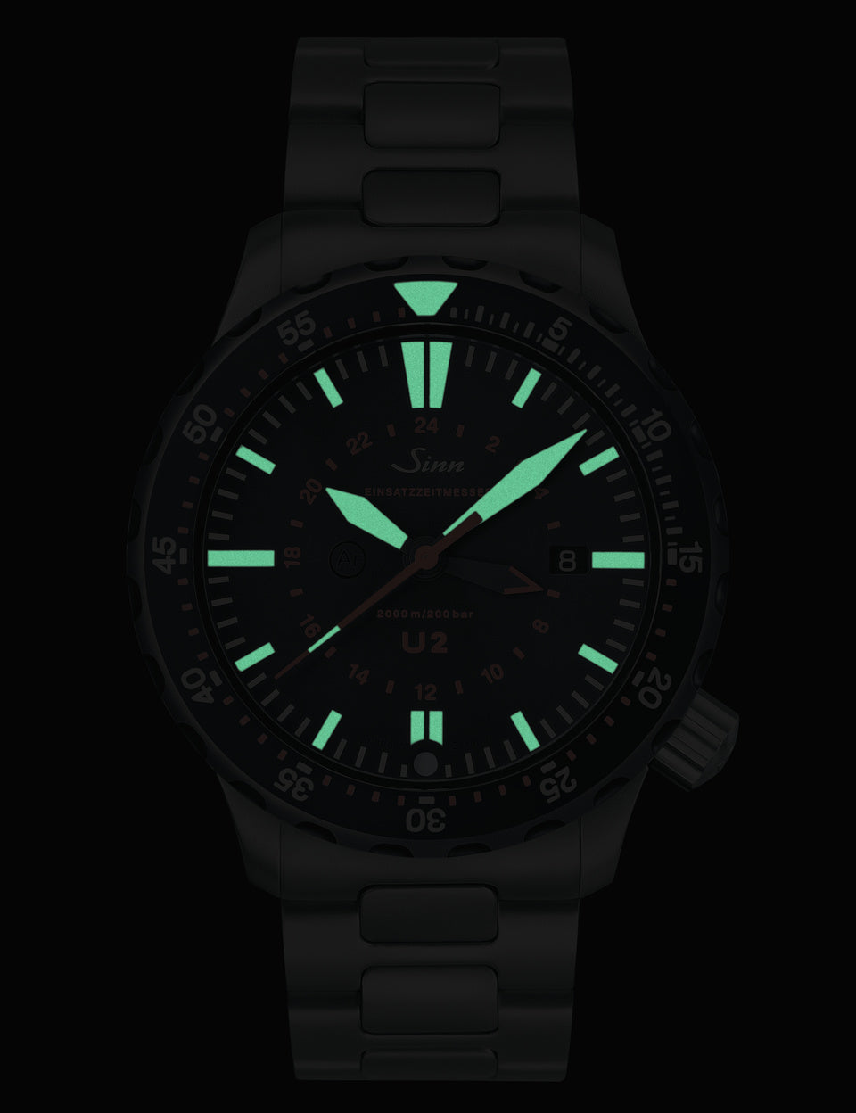 Sinn U2 SDR EZM 5 Bracelet Watch 1020.040 Bracelet Image 2