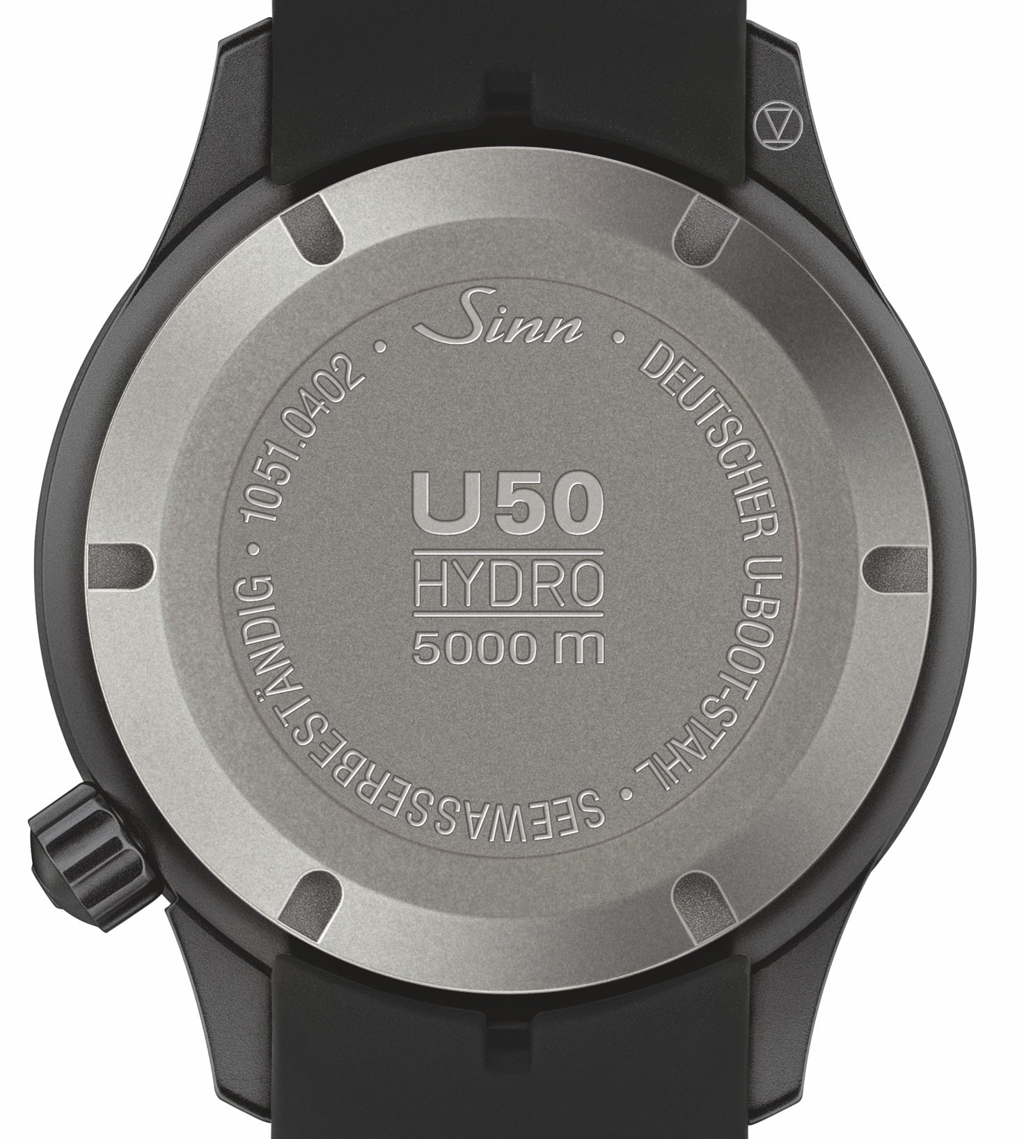 Sinn U50 Hydro S Silicone Black Watch 1051.020 Silicone Black Image 3