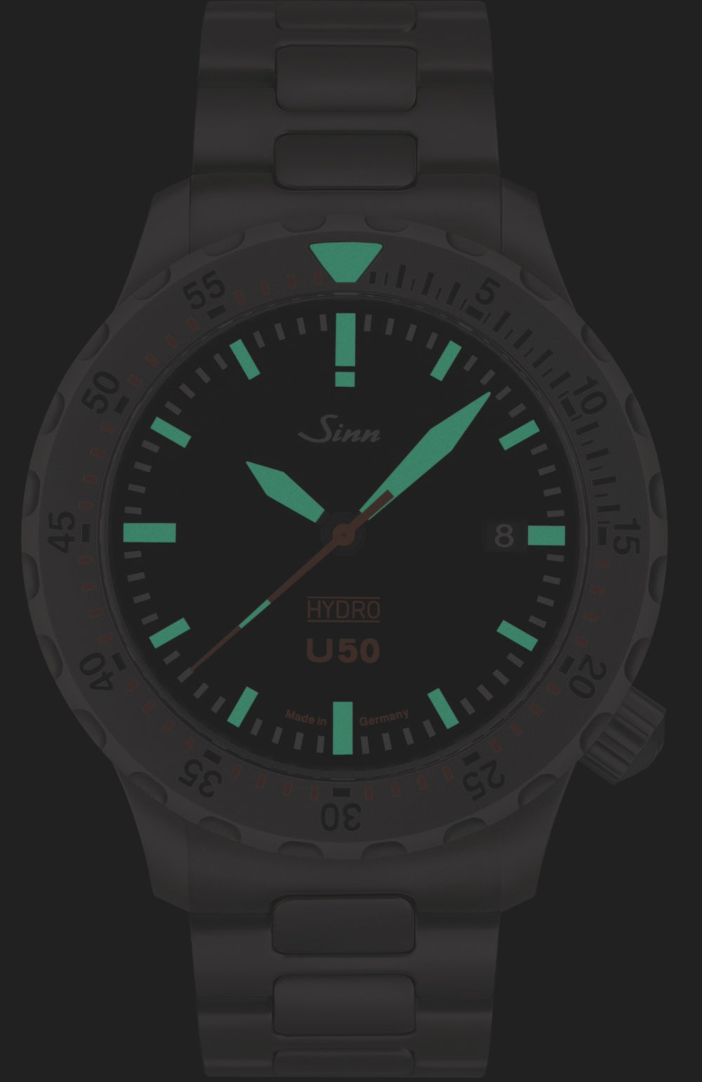 Sinn U50 Hydro Silicone White Watch 1051.010 Silicone White Image 2