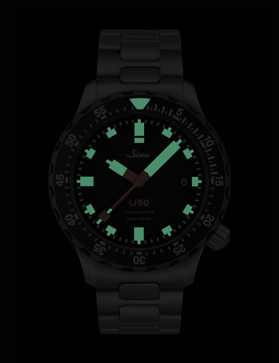 Sinn U50 SDR Tegiment 2-Link Bracelet Watch 1050.050 2-Link Bracelet Image 2