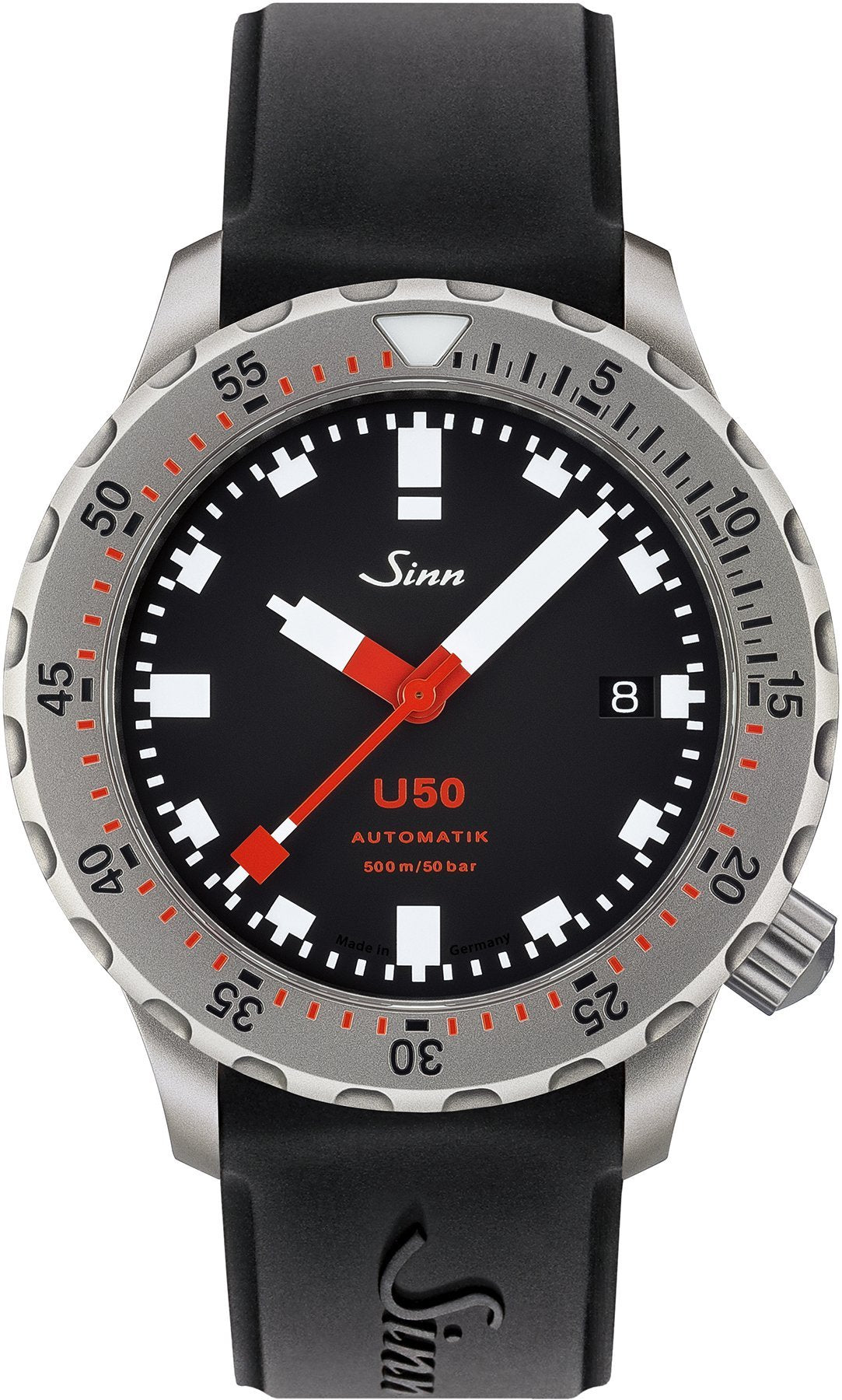 Sinn U50 Silicone Black Watch 1050.010 Silicone Black Image 1