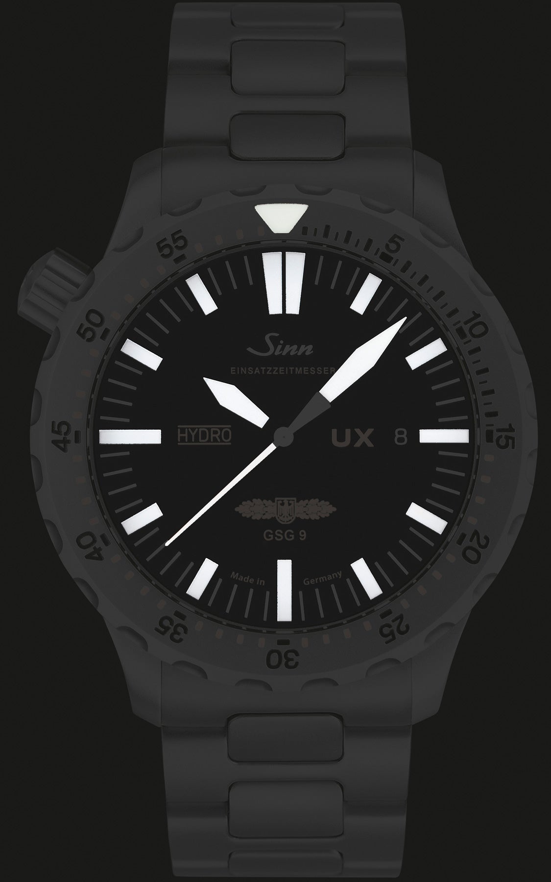 Sinn UX GSG 9 EZM 2B Leather Watch 403.031 Leather Image 2