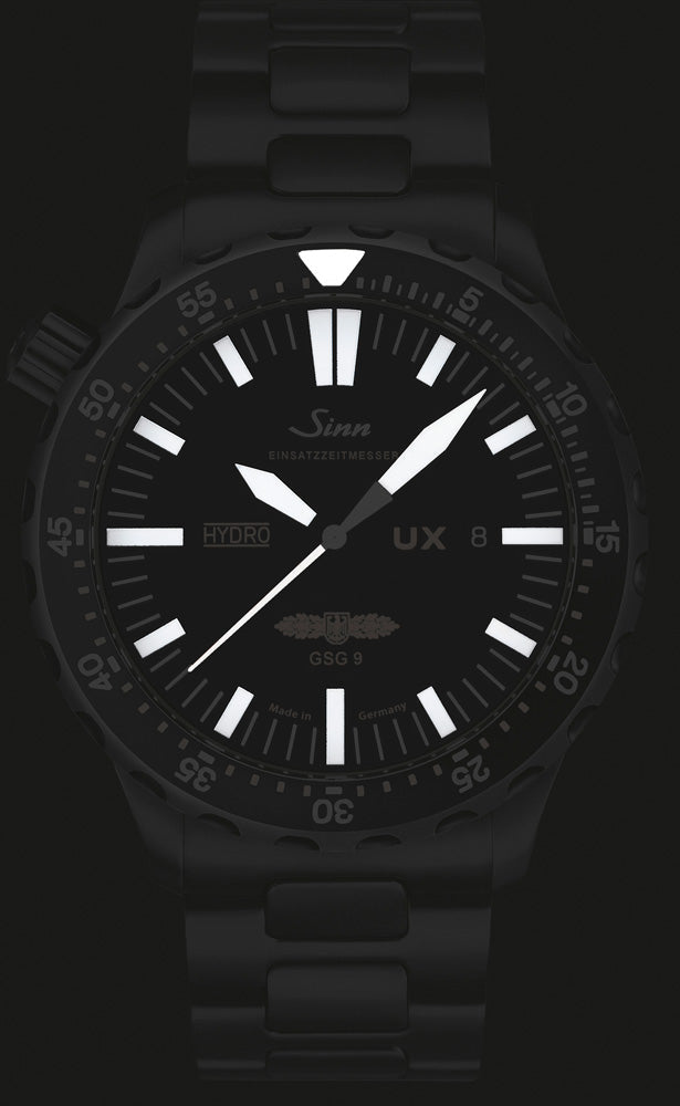Sinn UX S GSG 9 EZM 2B Black Silicone Watch 403.062 Rubber Image 2