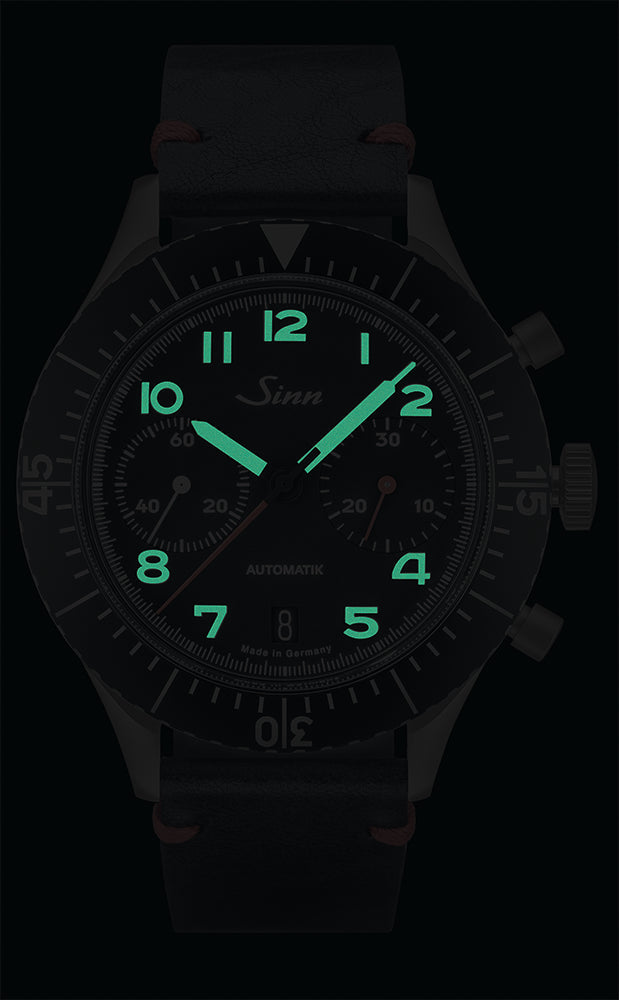 Sinn Watch 158 Brown Vintage Leather Strap Limited Edition 158 Brown Vintage Leather Strap Image 4