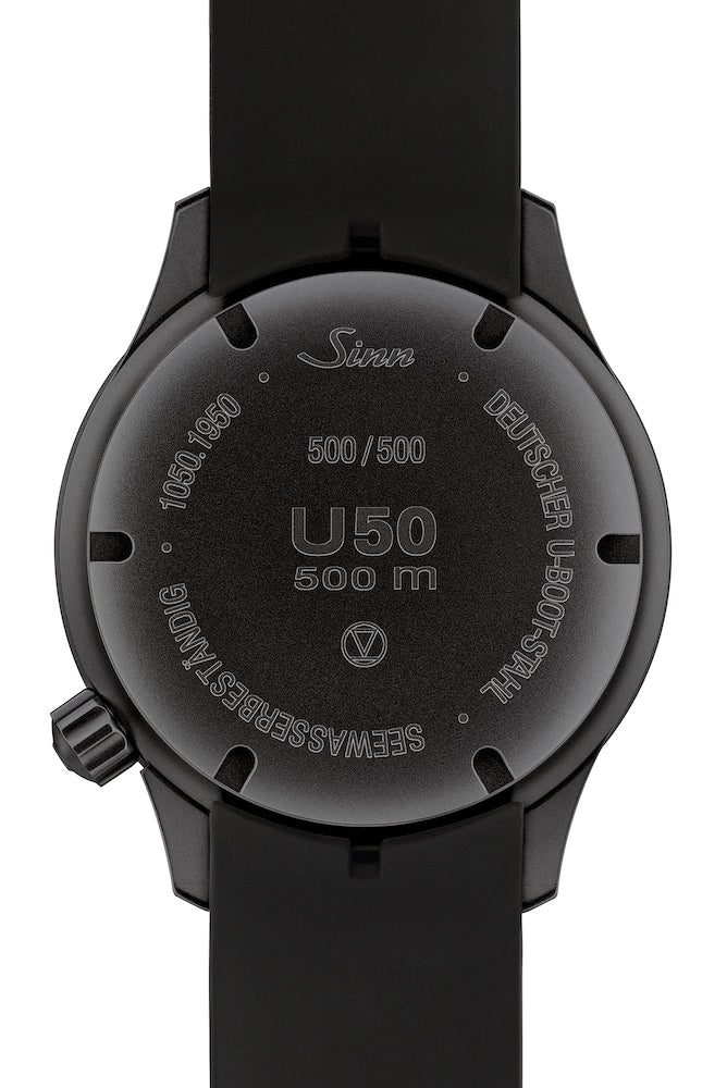 Sinn Watch U50 S Mother of Pearl S Silicone Black Limited Edition 1050.0201 Silicone Black Image 2
