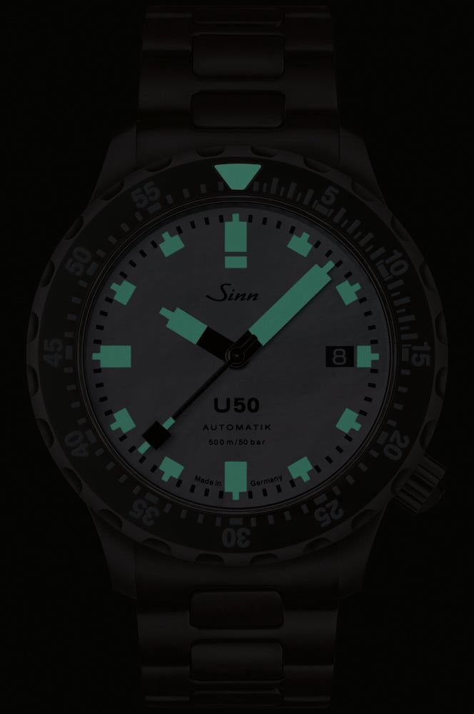 Sinn Watch U50 S Mother of Pearl S Silicone White Limited Edition 1050.0201 Silicone White Image 4