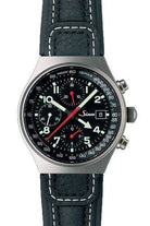 Sinn World Time Chronograph 144 GMT Ti Leather D 144.070 Leather Strap