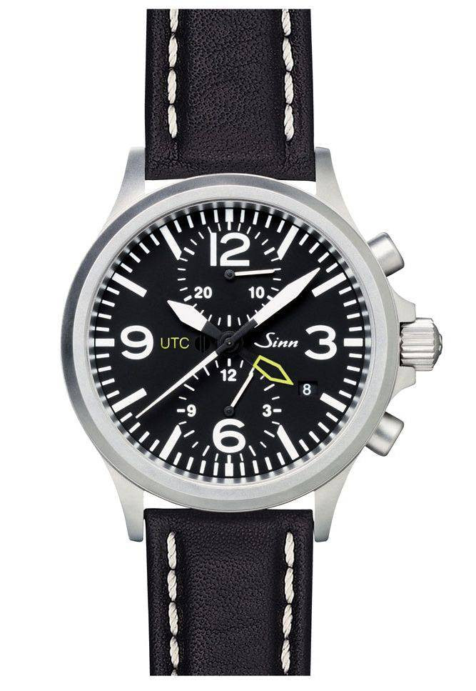 Sinn Duo Chronograph 756 UTC Leather D 756.011 LEATHER