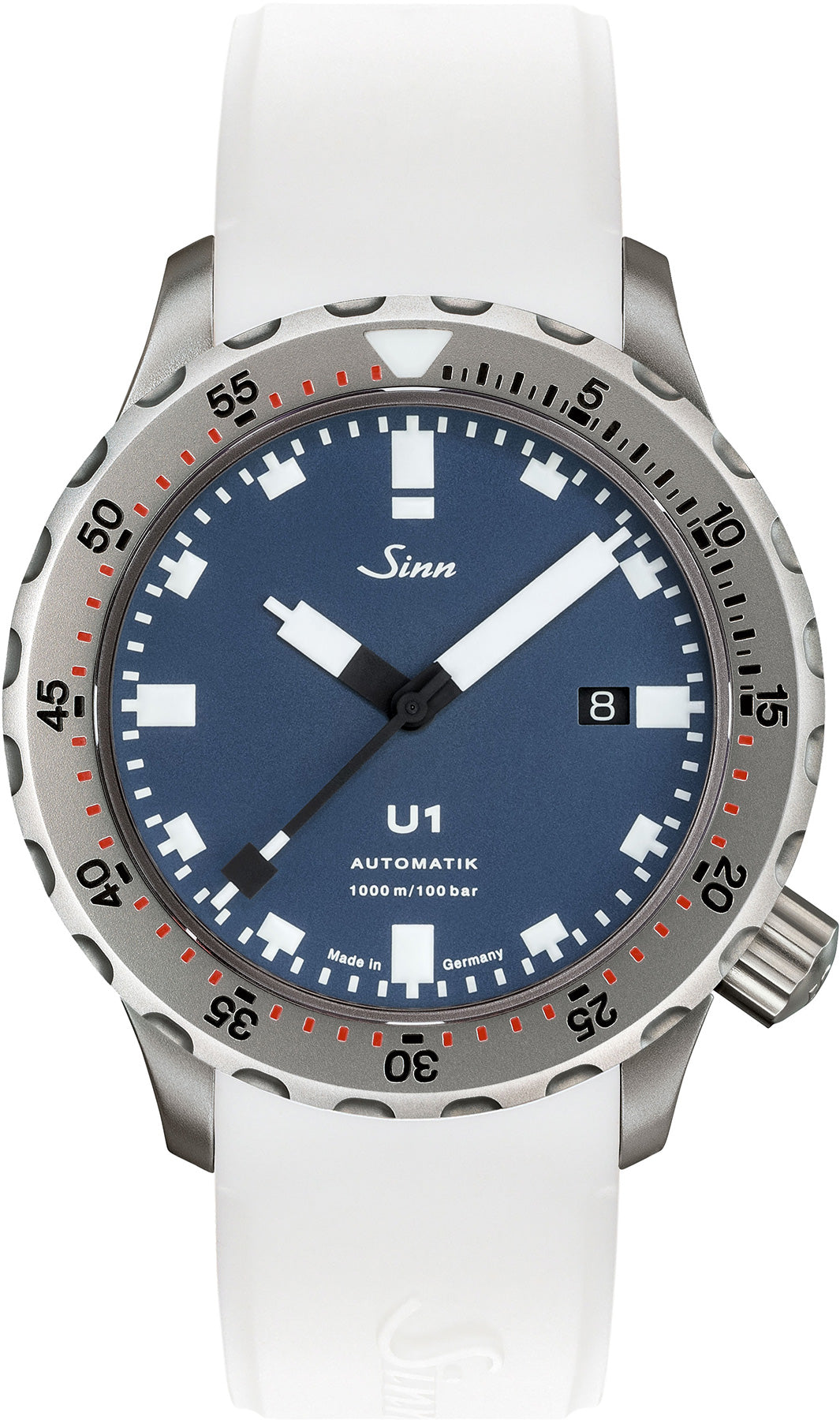 Sinn Watch U1 B Rubber 1010.0102 Rubber White