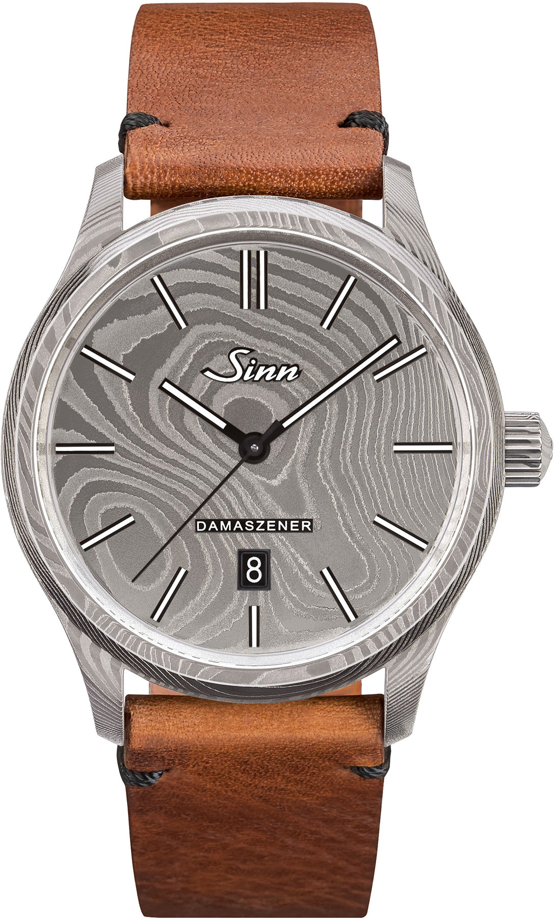 Sinn Watch 1800 Damaszener Cowhide Vintage Brown Limited Edition 1800.040 Cowhide Vintage Brown