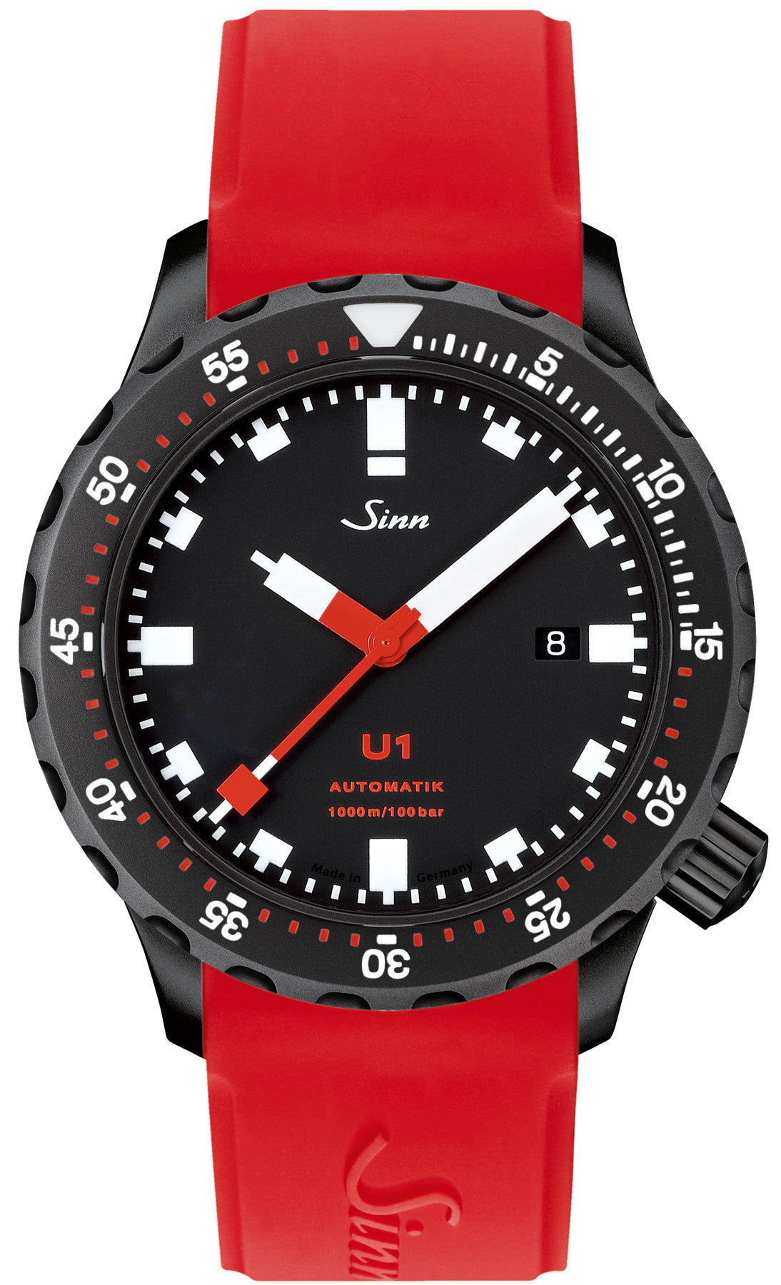 Sinn Watch U1 S Silicone Red 1010.020 Silicone Red