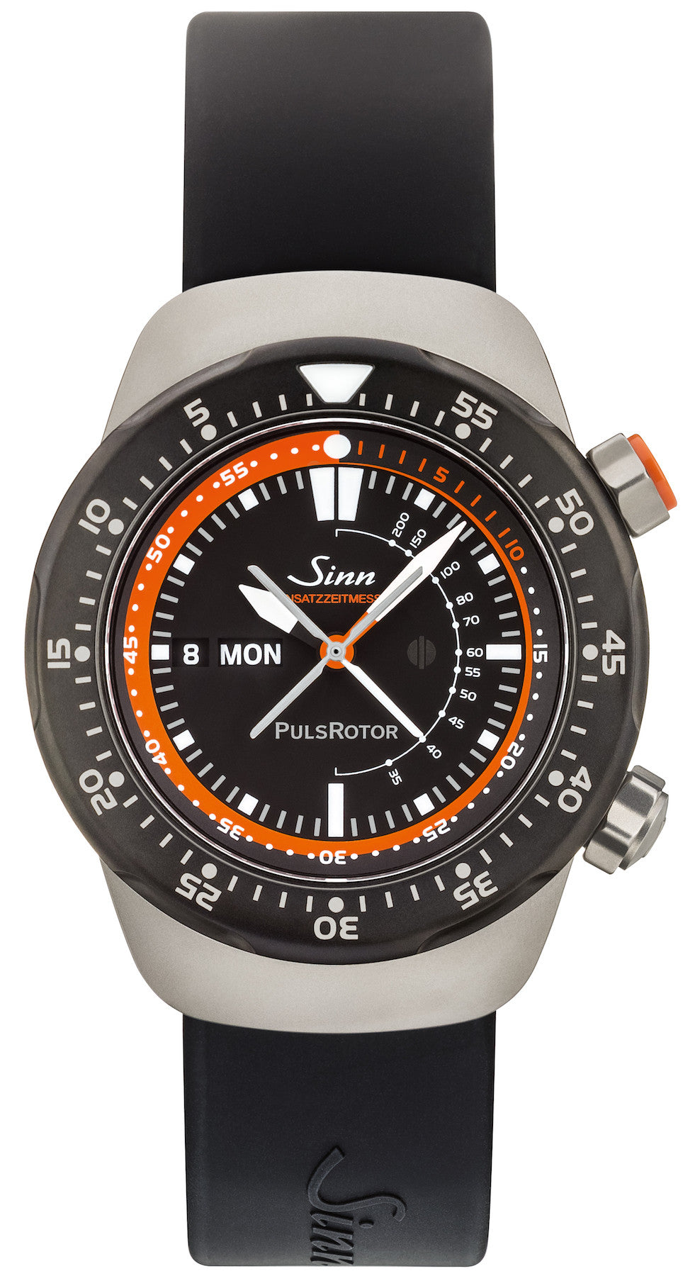 Sinn Watch EZM 12 Silicone Black EZM 12 Silicone Black
