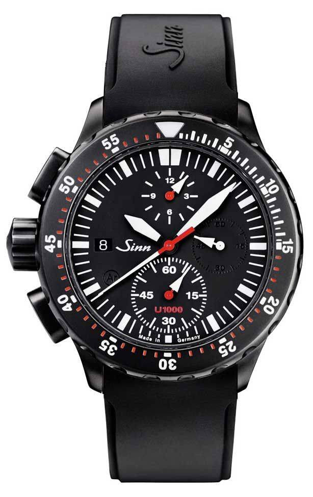 Sinn Watch U1000 S - EZM 6 Rubber 1011.020 RUBBER