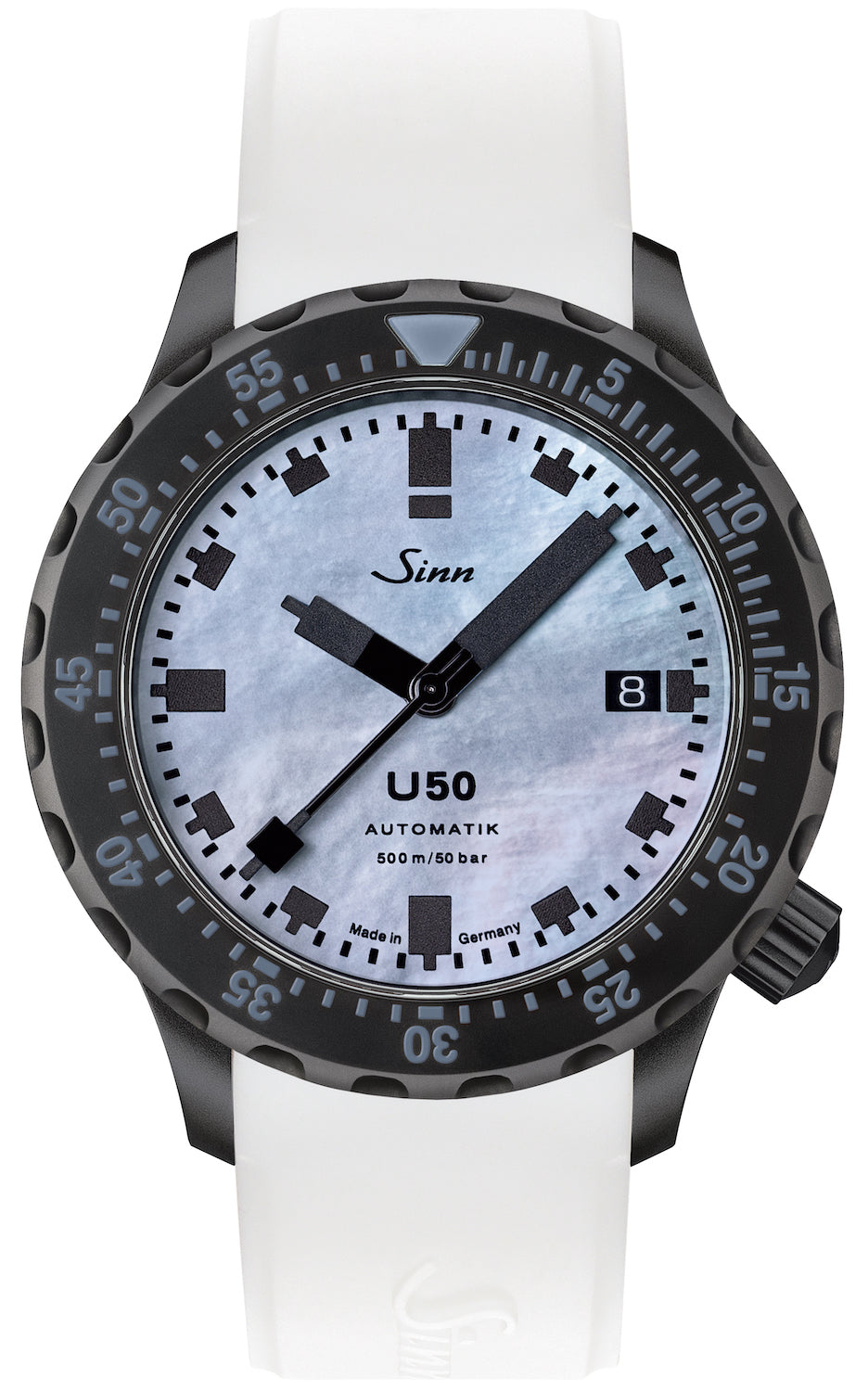 Sinn Watch U50 S Mother of Pearl S Limited Edition 1050.0201 Silicone White