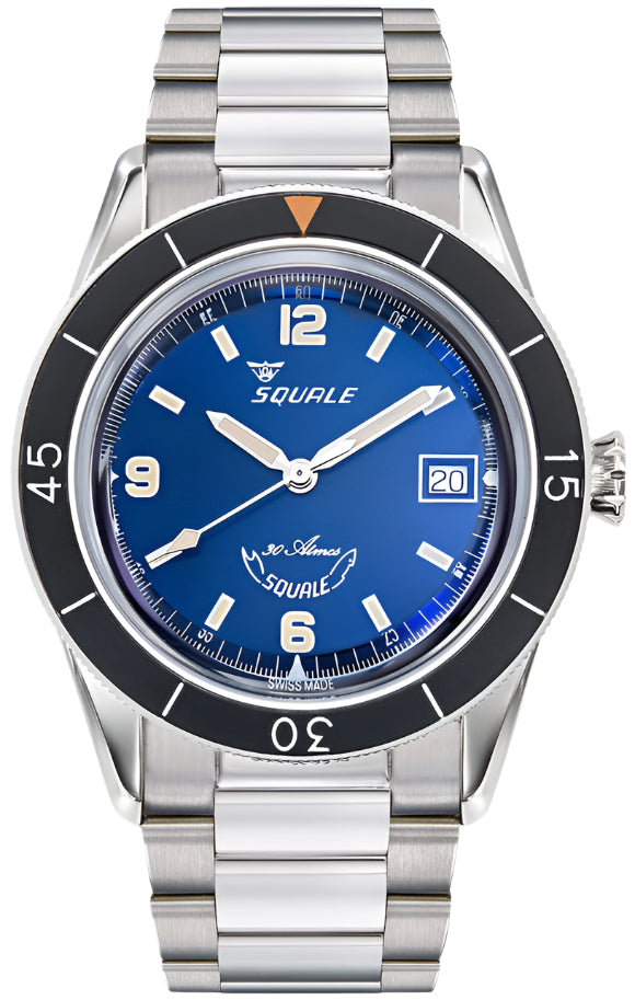 Squale Watch Sub-39 Blue Bracelet SUB-39BL.BR22