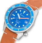 Squale 1521 Blue Blasted Leather Watch 1521BLUEBL.PC Image 3